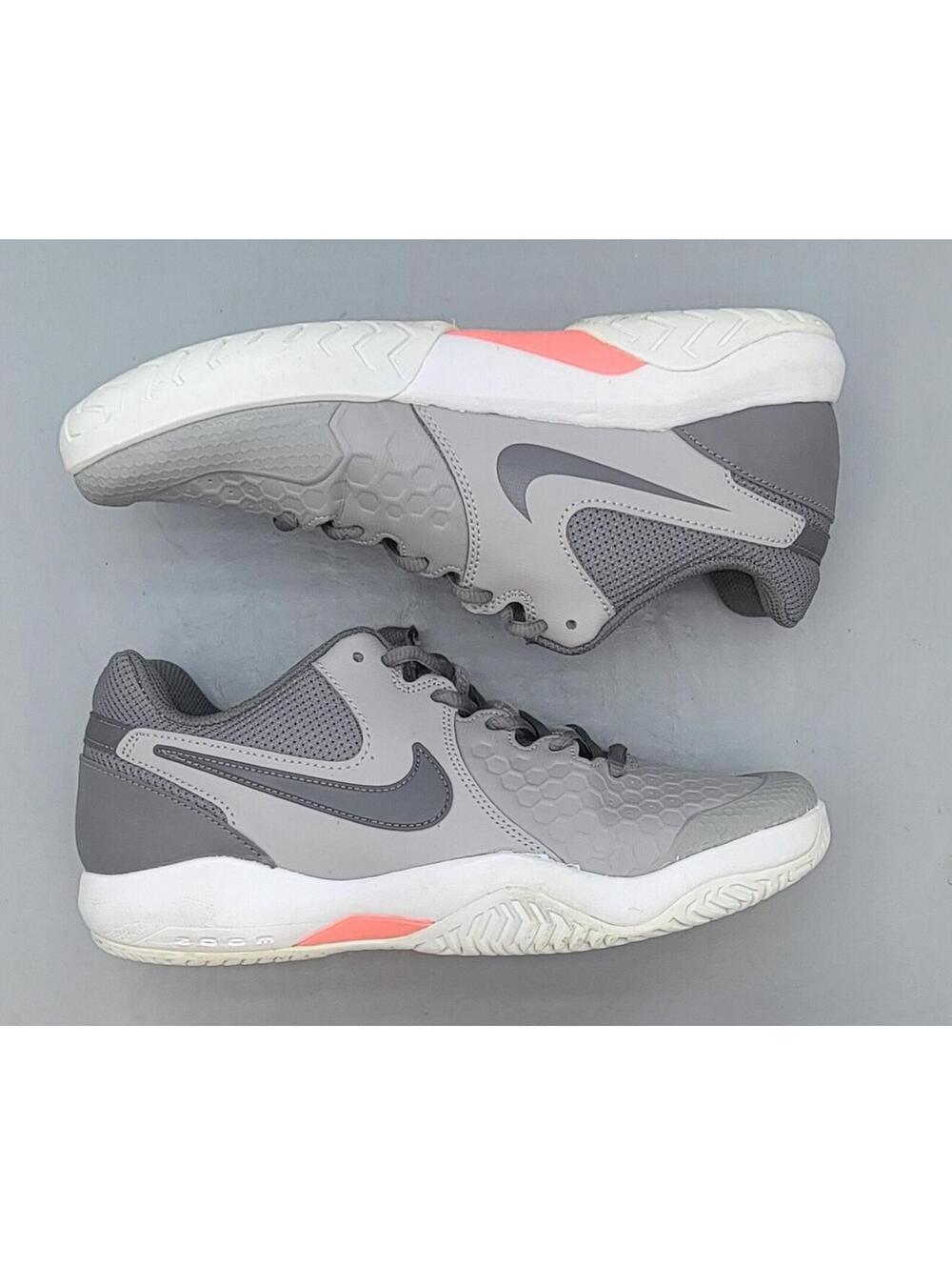 Nike Women's Zoom Resistance Size 10 Gray Gunsmoke Athletic Shoes 918201-013